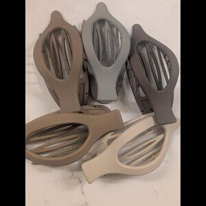 New 6PCS French Concord Hair Clips, Strong Hold No Slip for Thick & Thin Hair